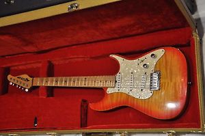 Zion Bent-T custom Ken Hoover era block logo - super stratocaster made in Usa