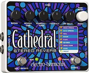 Electro-Harmonix Cathedral Stereo Reverb Pedal