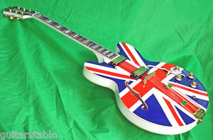 Epiphone RARE Limited Ed Union Jack Sheration 2015 Gibson USA Mini Humbuckers