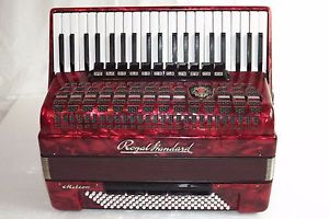 Piano accordion akkordeon fisarmonika WELTMEISTER METEOR 120 bass