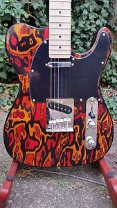 Ike Wilhelm Handmade Tele Style Custom Finish Electric Guitar