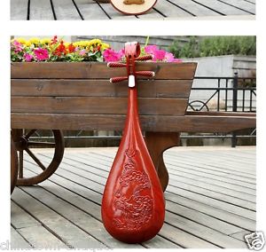 Liuqin - Chinese Soprano Pipa Lute Guitar Handmade Musical Instrument #4164