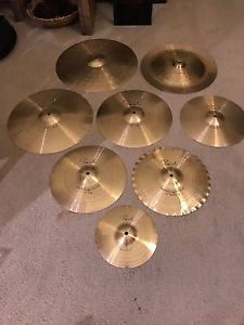Paiste 7 Pc Signature series cymbal set -- FREE SHIPPING