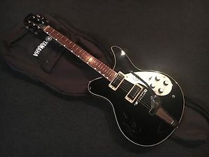 YAMAHA 1967 SA-15D Electric Guitar Japan Vintage Black Rare Free Shipping