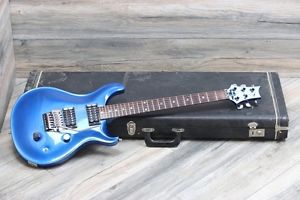 Rare and Vintage! 1987 PRS Standard 24 with Floyd Rose Electric Blue T and B pup