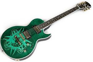 SPEAR GUITAR Hanuman Queen Emerald Green Burst SG-HM-Q-EGB E-guitar