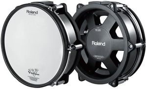 Roland Japan V-Pad PD-128-BC 12 Dual Trigger Pad-Black Chrome Electronic Drum