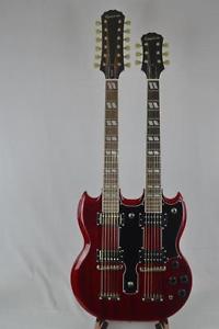 EPIPHONE G1275 CUSTOM LIMITED EDITION DOUBLE NECK GUITAR, Int'l Buyer Welcome