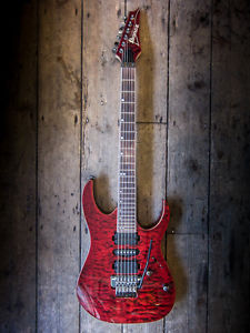 IBANEZ MUSICIAN - PREMIUM - RG870QMZ RDT - USED BUT VERY CLEAN