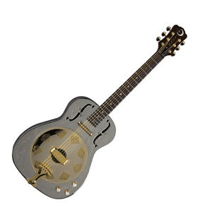Luna Steel Magnolia Resonator Guitar