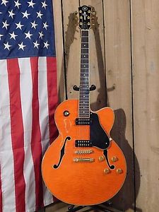 1988 Yamaha AES 1500 Semi-Hollow Body Jazz Guitar w / Case! Japan!
