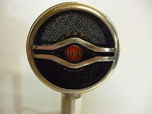 Vintage Tesla tube microphone - K67 LCD  - NOS tube -  modded by AEG - with PSU