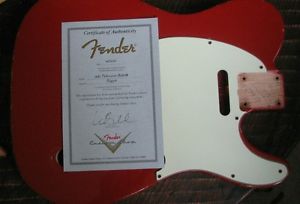 Fender USA Custom Shop 1963 Relic Telecaster BODY Tele Nitro Dakota Red