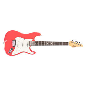 Suhr Classic Pro SSS Guitar, Fiesta Red, Rosewood Fretboard, SSCII +Picks