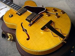 Gibson ES-275 ES275 Figured Dark Vintage Natural Electric Guitar Used Excellent