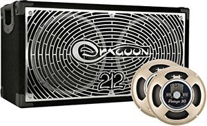 DRAGOON260C8V Handcrafted High Performance 2x12 Inches Guitar Speaker Cabinet