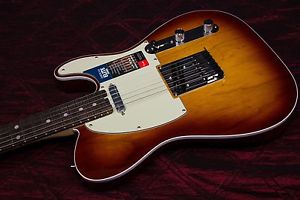 Fender American Elite Telecaster Electric Guitar Tobacco Sunburst 031405