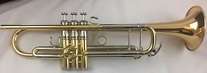 Beautiful Used Yamaha YTR-6345G large bore  Bb Trumpet!!   WOW!!