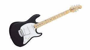 Music Man Cutlass SSS Black Electric Guitar ** FREE SHIPPING **
