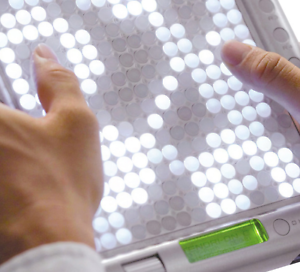 Yamaha Tenori-On Hardware Digital Sequencer with MIDI and tactile/light control