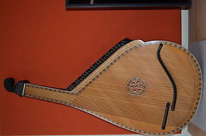 Traditional 55 String Ukrainian Bandura Original Folk Instrument made in CCCP