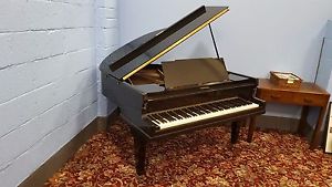 Reconditioned,Black "Eavestaff", Baby Grand PLAYING ON YOU TUBE. Can Deliver.