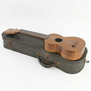 Vintage 1926 Martin Style 1-K Koa Ukulele W/ OSSC!