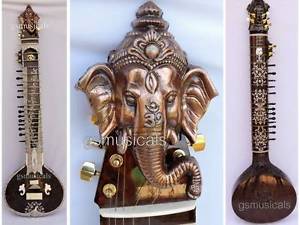 SURBAHAR GANESHA WITH FIBERGLASS CASE GSM062