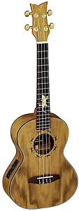 Ortega Guitars Lizard Series Tenor Ukulele with Paldao Top/Body and Pickup