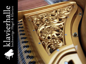 Sehr schöner Schiller Flügel, 150cm, schwarz poliert ★ komplett restauriert