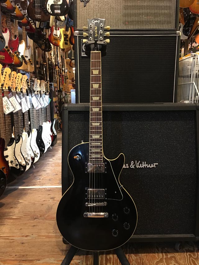 Used Crews Maniac Sound LS-01 Black used electric cruise Les Paul from JAPAN EMS