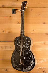 National ResoPhonic Style O 14 Single Cone Brass Body with Bright Nickel Finish