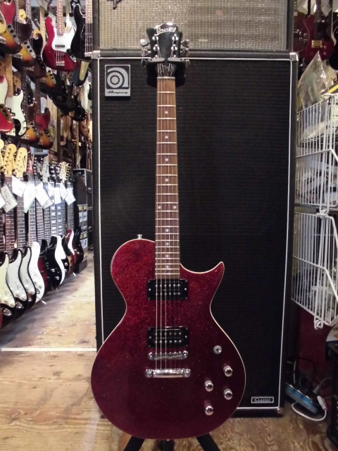 Used Burny LS-65 Sparkle Red used Barney electric guitar Les Paul type *
