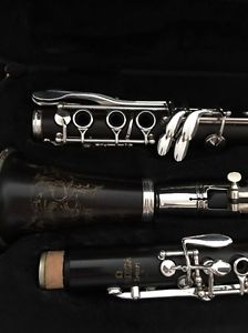 Selmer Omega wood Bb clarinet. New Pads Silver Keys. Serviced Padded Case 1097
