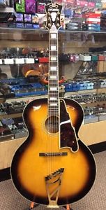 Used D'Angelico Excel EX-63 Archtop Acoustic / Electric Guitar w/ OHSC