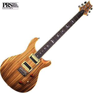 PRS Paul Reed Smith SE Custom 24 Electric Guitar LTD ED Zebra Wood Exotic Top