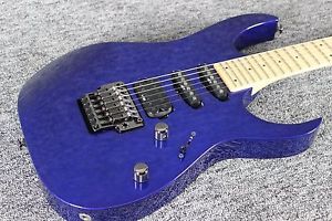 Ibanez Prestige RG1560JB Electric Guitar, Jewel Blue with Maple Neck