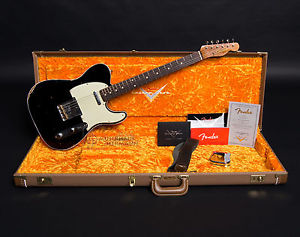 Fender Custom Shop 1962 Roasted Telecaster Custom relic 62er Tele - schwarz