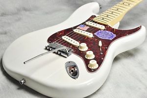 Fender USA N3 American Deluxe Stratocaster Ash White Used Electric Guitar F/S