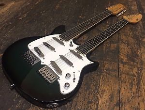 Vox Brandoni Custom Twin Neck Electric Guitar 6 string & 12 String Very Rare