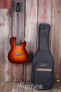 Godin A6 Ultra Acoustic Electric Guitar Chambered Body Cognac Burst with Gig Bag