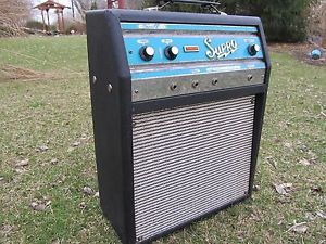 Vintage 1967 Supro Trojan S6616 Tube Combo Amp 1 x10
