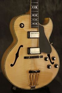 RARE 1977 Ibanez 2616 electric archtop Jazz guitar BLONDE w/abalone + star inlay