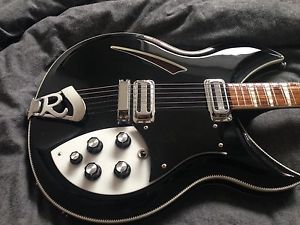 Rickenbacker 381v69 Guitar w/OHSC Figured Jetglo Stereo SPOTLESS never played.