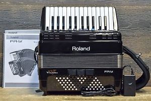 Roland V-Accordion FR-1x 26-Key Black Digital Piano Accordion w/ Bag - #Z6F0303
