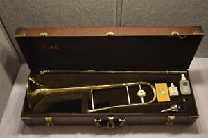 BACH PROFESSIONAL MODEL 42 TENOR TROMBONE - EXCELLENT PLAYING & COSMETIC COND.