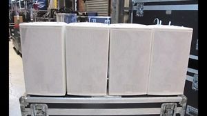DB Technologies DVX D10 HP Active PA Speakers X4 In White. QSC RCF KV2 Hk SR A1