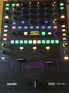 Rane SIXTY-TWO 62 ZTrip Ed. Pro DJ Mixer with Odyssey Case and Serato Vinyl