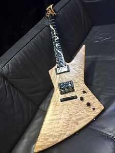 Quilted Maple Kenneth Lawrence  Explorer w/ Creation of Adam Inlay