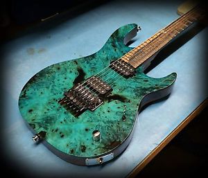 Kiesel Aries A6 Buckeye Burl 6 string guitar